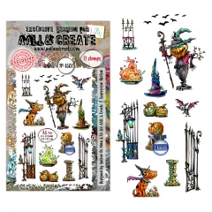 Clear Stamps Nr. 1507 - Whispers of Halloween - Scarecrow Hollow by Autour De Mwa & Co
