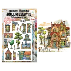 Clear Stamps Nr. 1474 - Dreamtropolis - Happy Town People by Autour De Mwa & Co