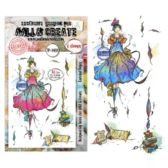 Clear Stamps Nr. 1481 - Carried Dreams - Carried Pages by Soizic