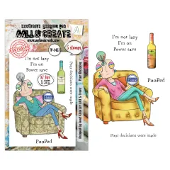 Clear Stamps Nr. 1437 - Dee Infiltered - Pour Decisions by Janet Klein