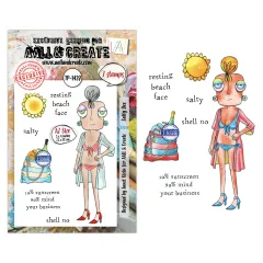 Clear Stamps Nr. 1439 - Dee Infiltered - Salty Dee by Janet Klein