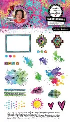Art By Marlene - Clear Stamps - Splatters & Patterns