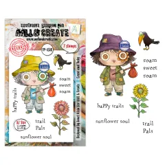 Clear Stamps Nr. 1510 - Fall into Fall - Crow and Twig by Janet Klein