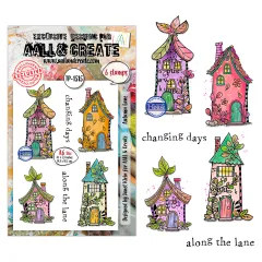 Clear Stamps Nr. 1515 - Fall into Fall - Autumn Lane by Janet Klein