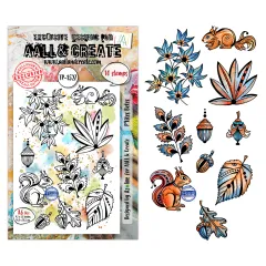 Clear Stamps Nr. 1527 - Merveilles d'Automne - P'tites Betes by Azoline
