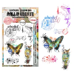 Clear Stamps Nr. 1533 - Universe of Patterns - Numeric Terrain by Autour De Mwa & Co