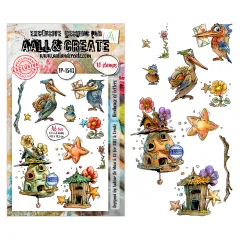 Clear Stamps Nr. 1543 - Sunday Play - Birdhouse of Letters by Autour De Mwa & Co