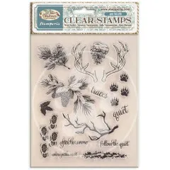 Stamperia Clear Stamps - White Christmas by Cristina Radovan