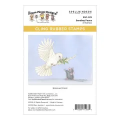 Cling Stamps - Holiday Dreams - Sending Peace by House-Mouse Designs