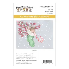 Cling Stamps - Holiday Dreams - Sweet Twist by House-Mouse Designs