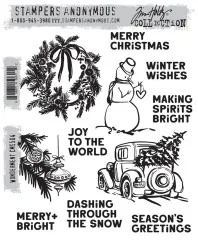Tim Holtz Cling Stamps - Wonderment