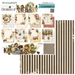 Collection Pack mit Bonusbogen in braunen Streifen