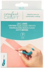 Verpackung We R Comfort Craft Bastelmesser 7-teiliges Set mit adaptiven Werkzeugen