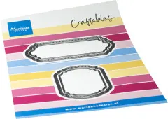 Marianne Design Craftables Stanzschablone Fancy Labels mit vier unterschiedlichen Etikettenformen