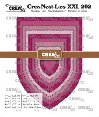 Crea-Nest-Lies XXL Stanze - Nr. 202 - Banner D / Church Arch with Stitchline