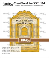 Crea-Nest-Lies XXL Stanze - Nr. 194 - Panel D with Stitch