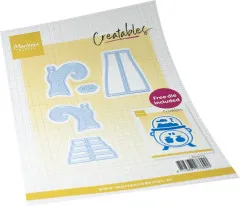 Marianne Design Creatables Stanzschablone Witch in the Kettle mit Hexenbeinen und Kessel