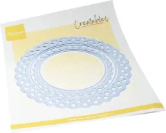 Marianne Design Creatables Stanzschablone Spiral Circle Weidegeflecht auf Rasterpapier
