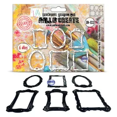 Cutting Dies Nr. 133 - Sunday Play - Antique Mirrors by Autour De Mwa & Co