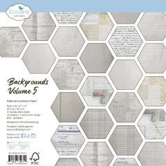 Elizabeth Crafts Design - 12x12 Paper Pack - Backgrounds Volume 5
