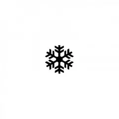 Holzstempel Mini - Schneeflocke