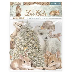 Stamperia Die Cuts - White Christmas by Cristina Radovan