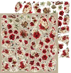 Doppelseitige Scrapbooking Bögen mit weihnachtlichen Mustern von Renata Ludwinska