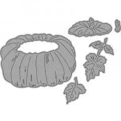 Metal Cutting Die - Garden Notes - French Pumpkin