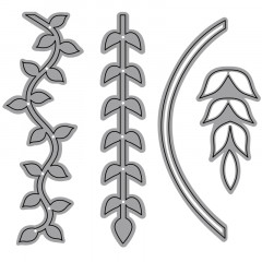 Metal Cutting Die - Jungle Leaves