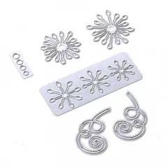 Metal Cutting Die - Stamen Flowers