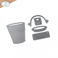 Metal Cutting Die - Flower Pot Bucket