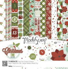 ModaScrap 12x12 Paper Pack - It s Christmas Time