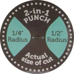 Drehbares Einstellrad des Corner Chompers mit 1/4 Zoll und 1/2 Zoll Radius-Optionen