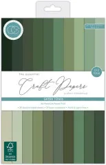 The Essentials - Green Tones - A4 Premium Paper Pad