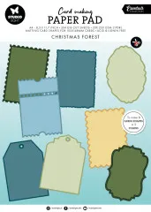 Christmas Forest - Card Shapes for 105x148mm Cards Essentials Card Making Pad