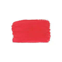 Pinselaufstrich der Misty Paint Red in kräftigem Rot
