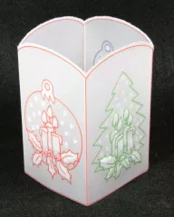 Pergamentkunst-Set Weihnachtswindlicht