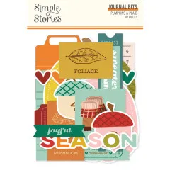 Journal Bits & Pieces Die-Cuts - Pumpkins & Plaid