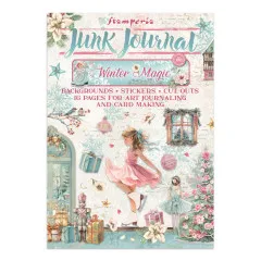 Stamperia - Junk Journal Backgrounds, Stickers, Cut-Outs - Winter Magic