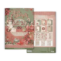 Vorder- und Rückseite des Christmas-Memories-Junk-Journals mit Schneemann-Motiv und Seitenübersicht
