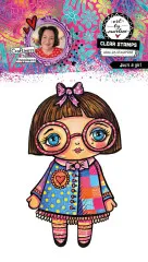 Art By Marlene - Clear Stamps - Just a Girl