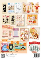 Katalogseite mit Herbstprodukten, Kürbis-Stanzen und Outlet-Artikeln sowie dem Sortiment-Set Marianne 71 Special.