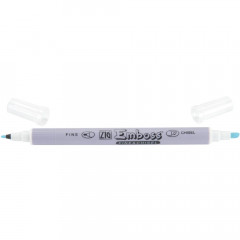 Zig Emboss Fine  Chisel Twin Tip Clear Marker