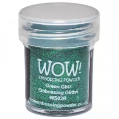 Wow Embossing Glitter - Green Glitz