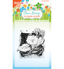 Clear Stamps - Flower Script