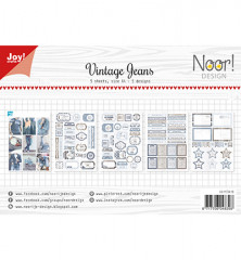 Noor Design A4 Paper Pack - Vintage Jeans