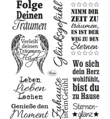 Clear Stamps - Sprüche 2