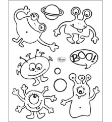 Clear Stamps - Kleine Monster