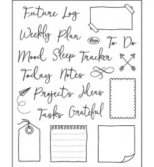 Clear Stamps - Bujo Kalender Notes, Tracker und Co.