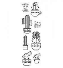 Clear Stamps Set - Succulents